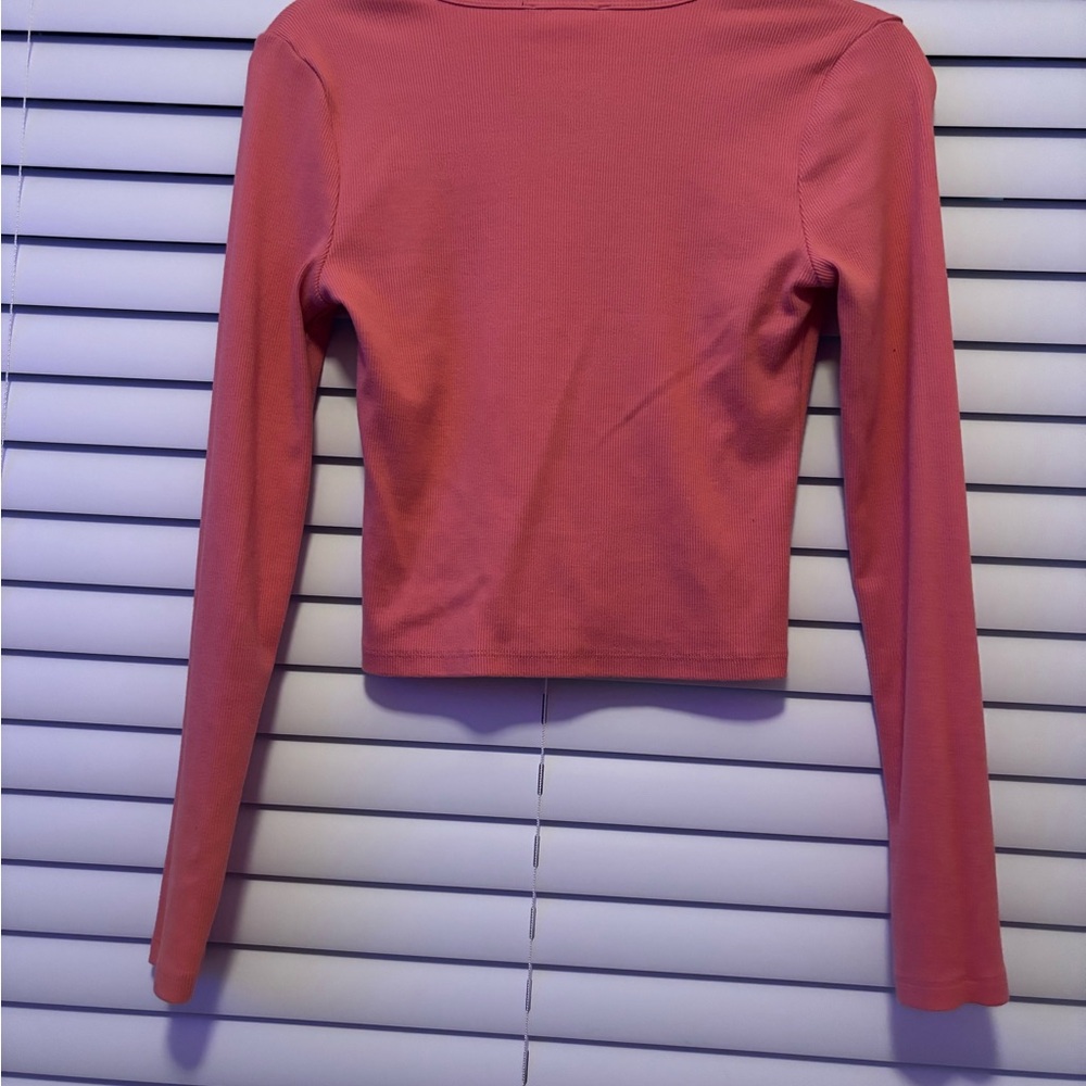 Women's Long Sleeve Pink Top